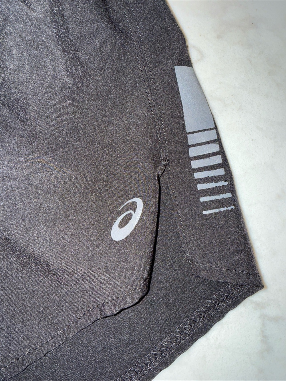 ASICS Womens Black Running Shorts Size Small Athletic Performance Gym Workout - Picture 2 of 7
